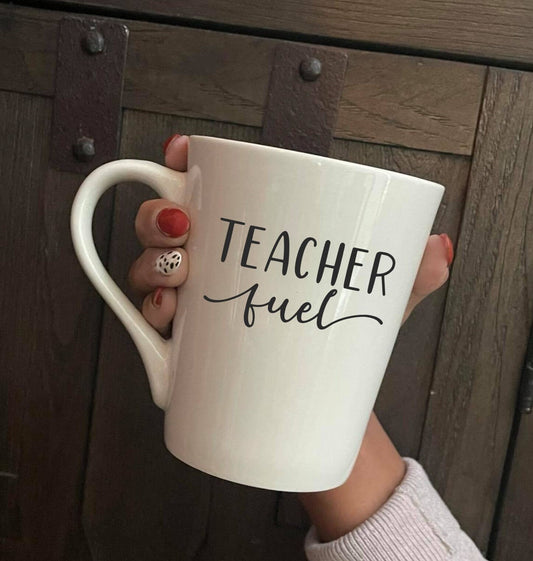 Teacher Fuel Mug, teacher coffee gifts, Teacher gifts, personalized gifts for teachers, teacher coffee mug, teacher appreciation